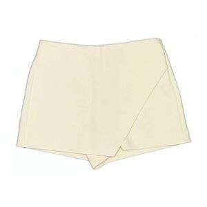 Zara Cream Skort with Unique Design